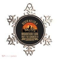 Never Killed A Mountain Lion But I've Choked A Cougar Quotes Ornament thumb 0