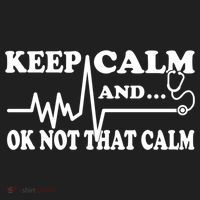 Nurse Keep Calm And Ok Not That Calm Funny Cardiac Nursing Gift Beanie thumb 2
