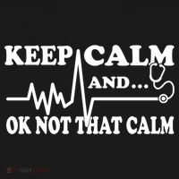 Nurse Keep Calm And Ok Not That Calm Funny Cardiac Nursing Gift Pajama Set thumb 2
