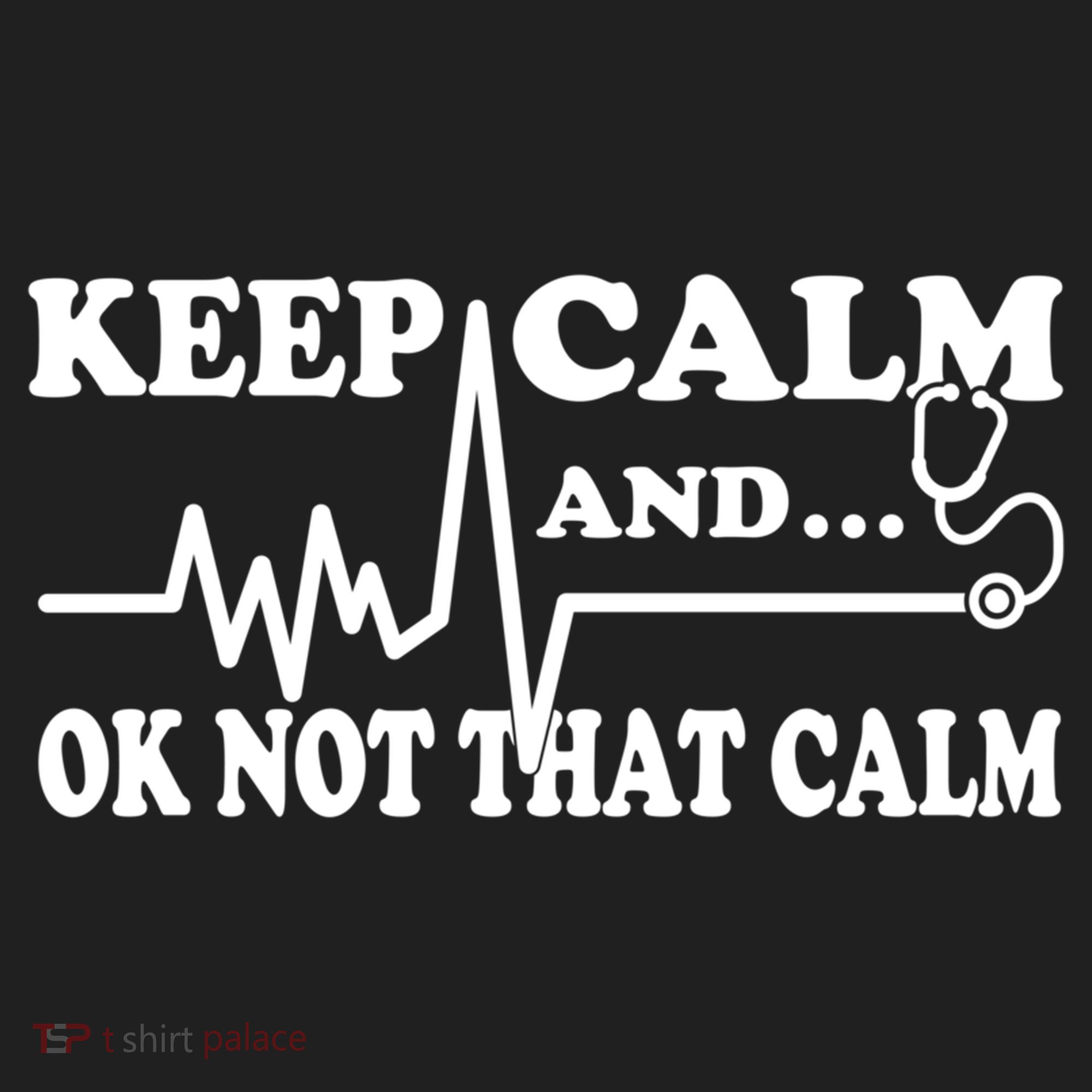 Nurse Keep Calm And Ok Not That Calm Funny Cardiac Nursing Gift Golf Towel