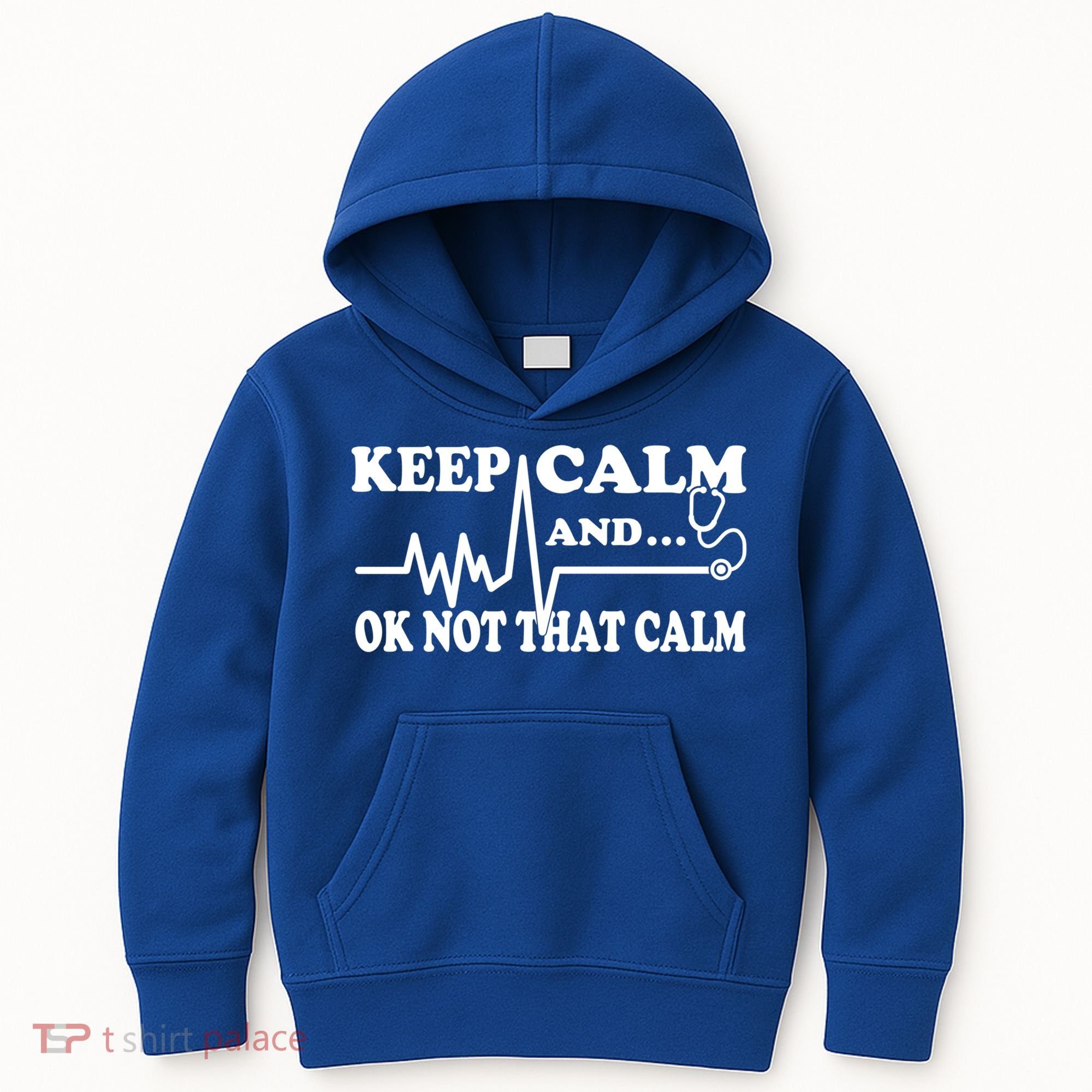 Nurse Keep Calm And Ok Not That Calm Funny Cardiac Nursing Gift Kids Hoodie
