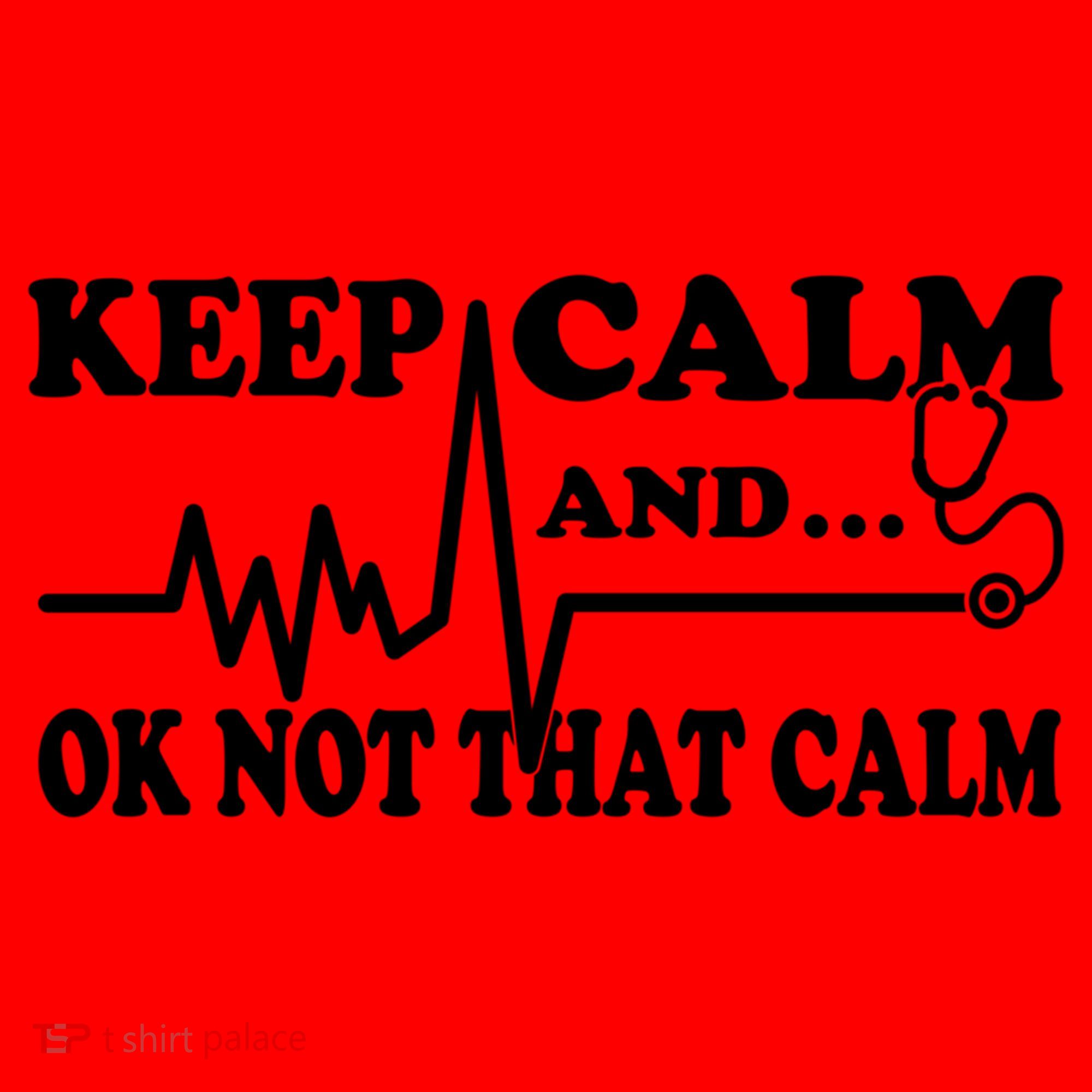 Nurse Keep Calm And Ok Not That Calm Funny Cardiac Nursing Gift Santa Hat