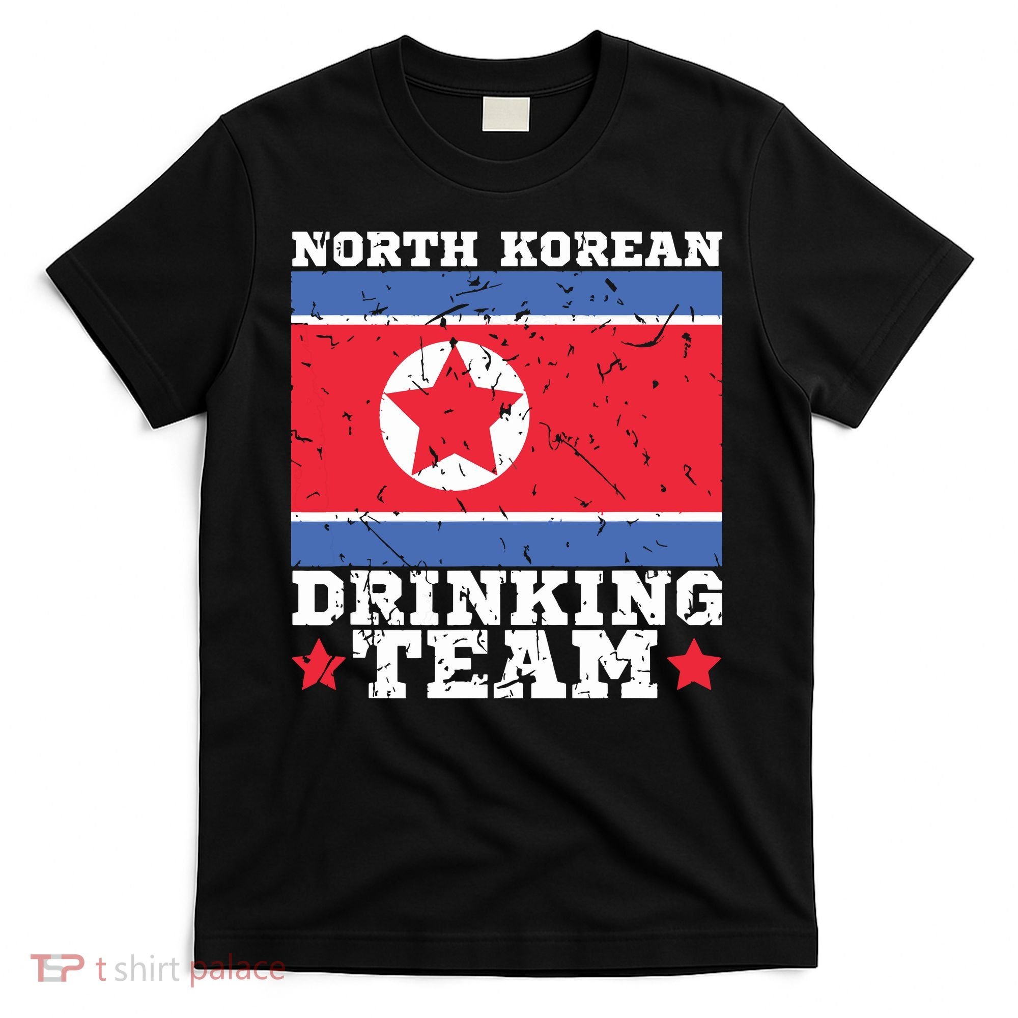 North Korean Drinking Team Funny North Korea Flag Beer T-Shirt