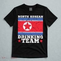 North Korean Drinking Team Funny North Korea Flag Beer T-Shirt thumb 5