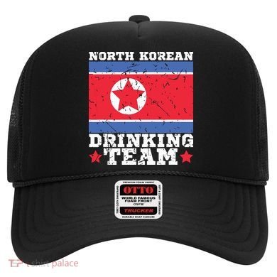 North Korean Drinking Team Funny North Korea Flag Beer Hat