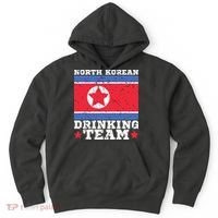 North Korean Drinking Team Funny North Korea Flag Beer Hoodie thumb 0