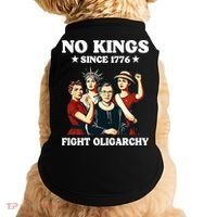 No Kings Fight Oligarchy Doggie Tank thumb 0