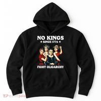 No Kings Fight Oligarchy Hoodie thumb 0