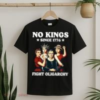 No Kings Fight Oligarchy T-Shirt thumb 2