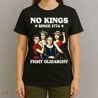 No Kings Fight Oligarchy T-Shirt thumb 4