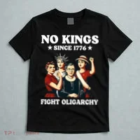 No Kings Fight Oligarchy T-Shirt thumb 5