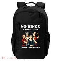 No Kings Fight Oligarchy Backpack thumb 0