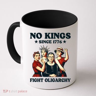No Kings Fight Oligarchy Coffee Mug