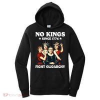 No Kings Fight Oligarchy Women's Hoodie thumb 0