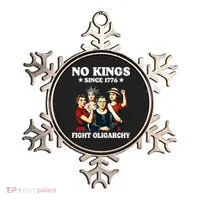 No Kings Fight Oligarchy Ornament thumb 0