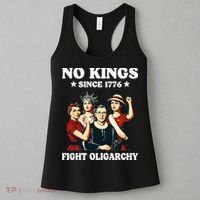 No Kings Fight Oligarchy Women's Tank Top thumb 3