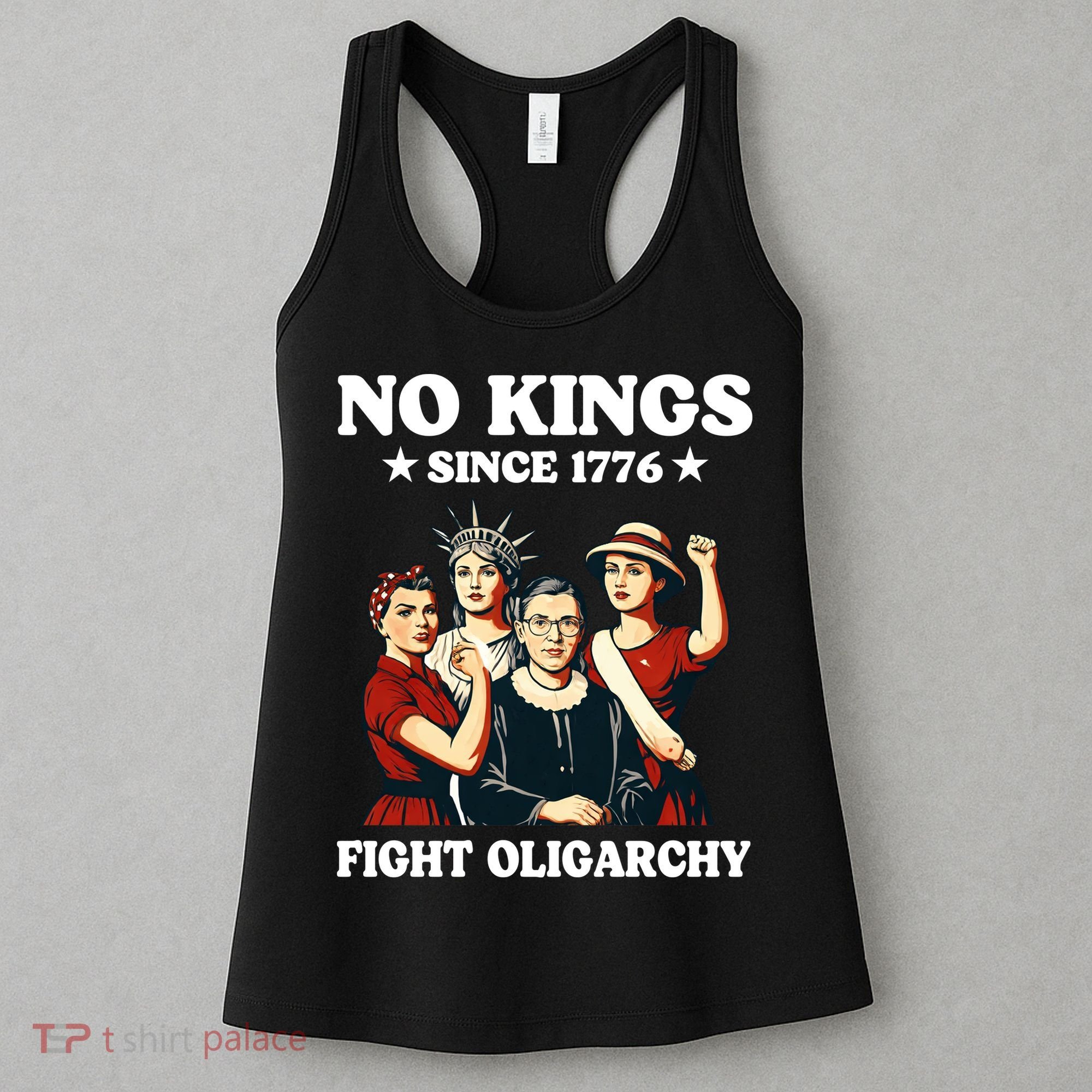 No Kings Fight Oligarchy Women's Tank Top