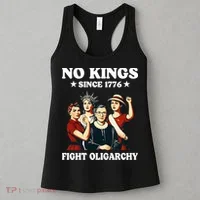 No Kings Fight Oligarchy Women's Tank Top thumb 3
