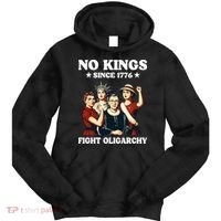 No Kings Fight Oligarchy Tie Dye Hoodie thumb 0