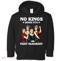 No Kings Fight Oligarchy Toddler Hoodie thumb 0