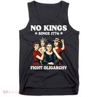 No Kings Fight Oligarchy Tank Top thumb 0