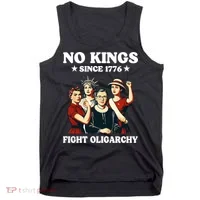 No Kings Fight Oligarchy Tank Top thumb 0
