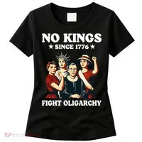 No Kings Fight Oligarchy Women's T-Shirt thumb 0