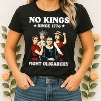 No Kings Fight Oligarchy Women's T-Shirt thumb 2