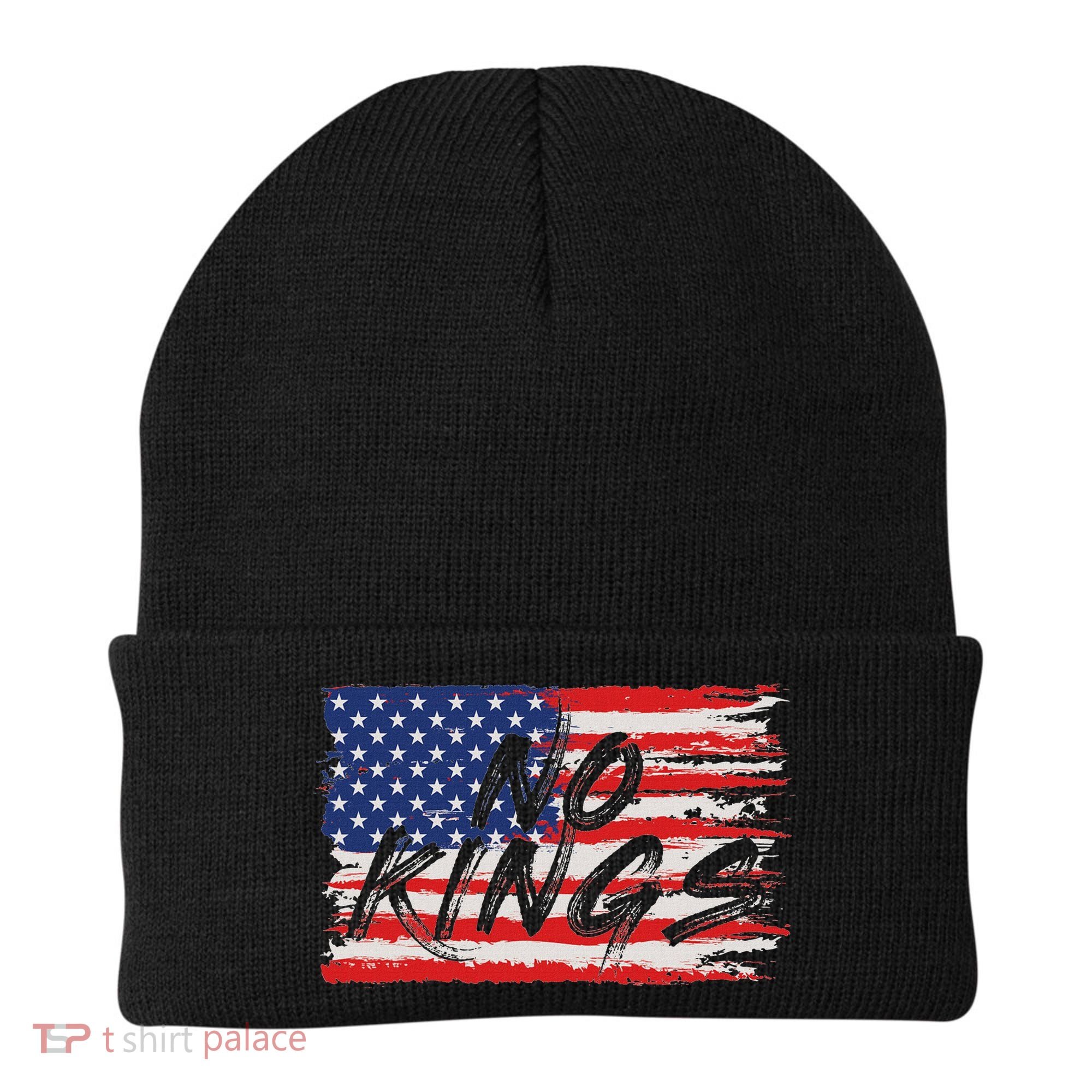 No Kings Flag Proud To Have No Kings Beanie