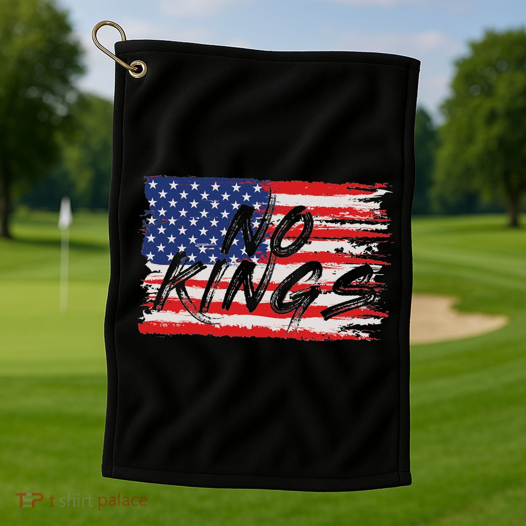No Kings Flag Proud To Have No Kings Golf Towel