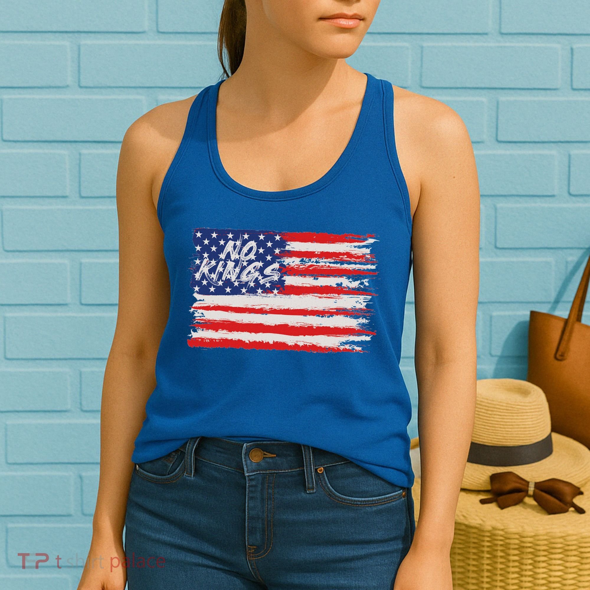 No Kings Flag Proud To Have No Kings Women's Tank Top