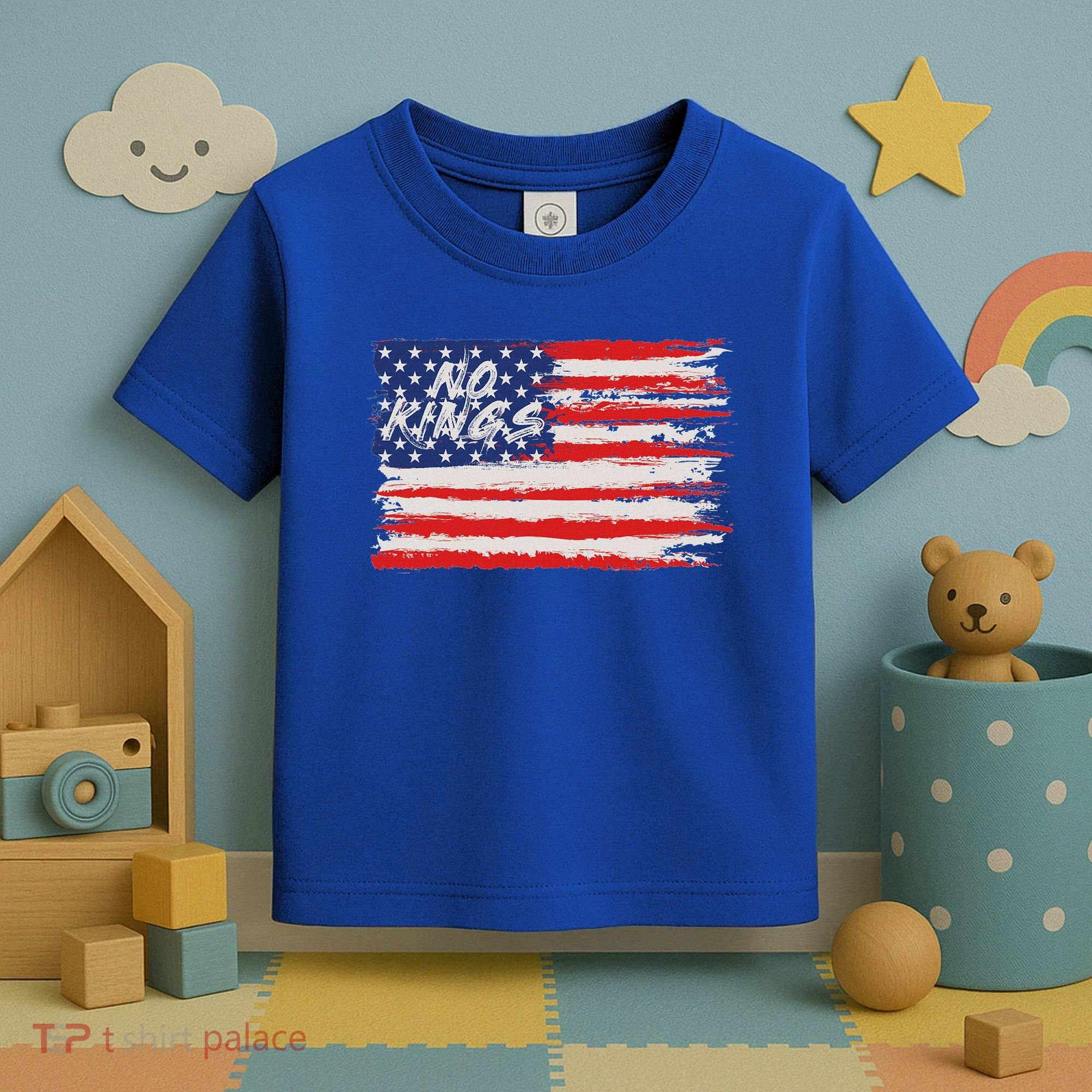 No Kings Flag Proud To Have No Kings Toddler T-Shirt
