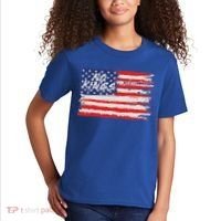 No Kings Flag Proud To Have No Kings Kids T-Shirt thumb 2