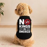 No Kings In America Democracy Usa Protest Doggie Tank thumb 2
