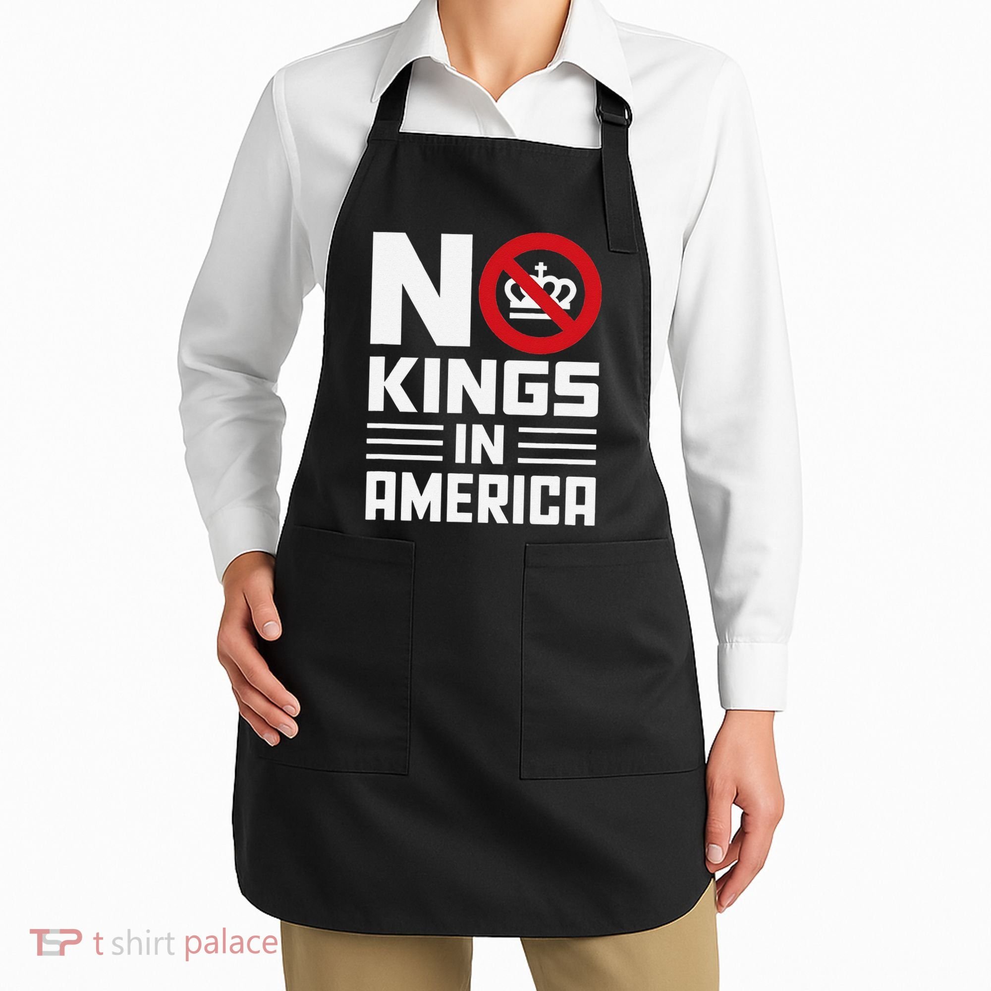 No Kings In America Democracy Usa Protest Apron
