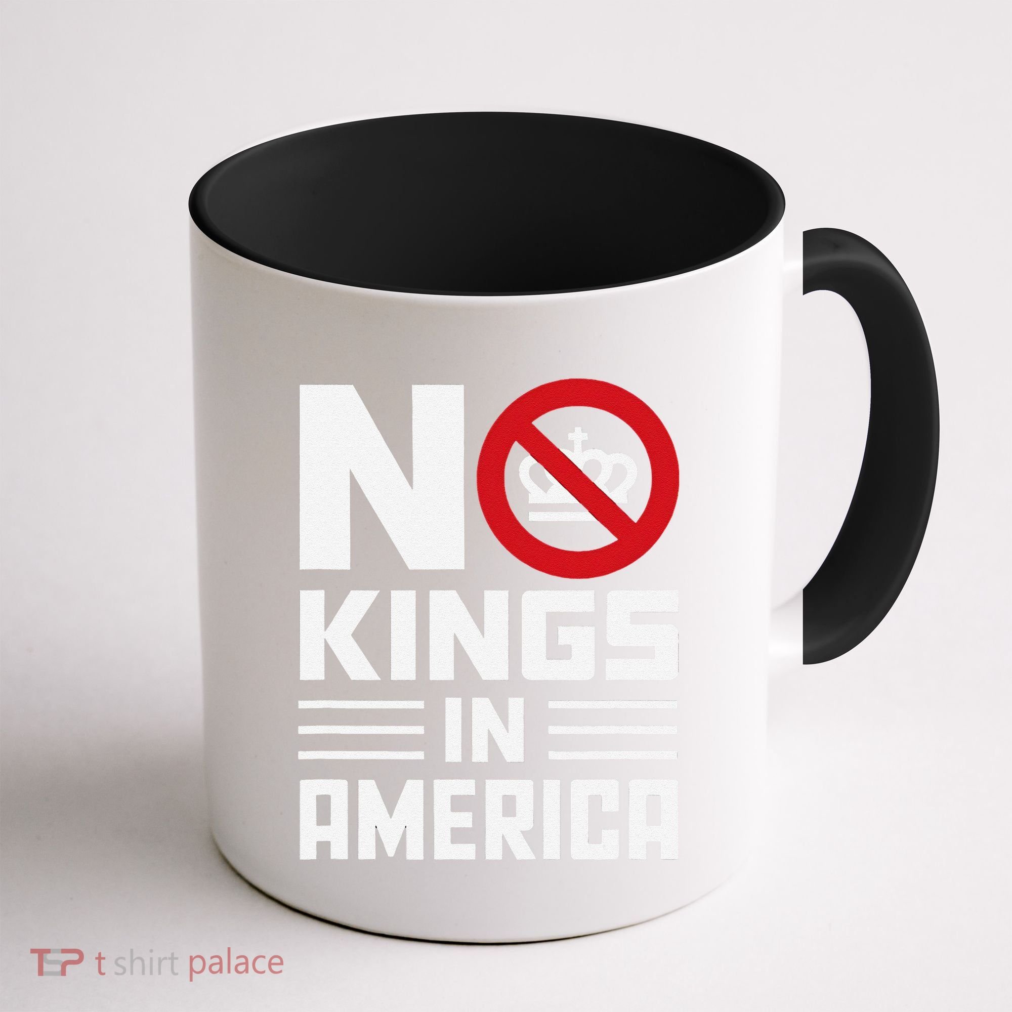 No Kings In America Democracy Usa Protest Coffee Mug