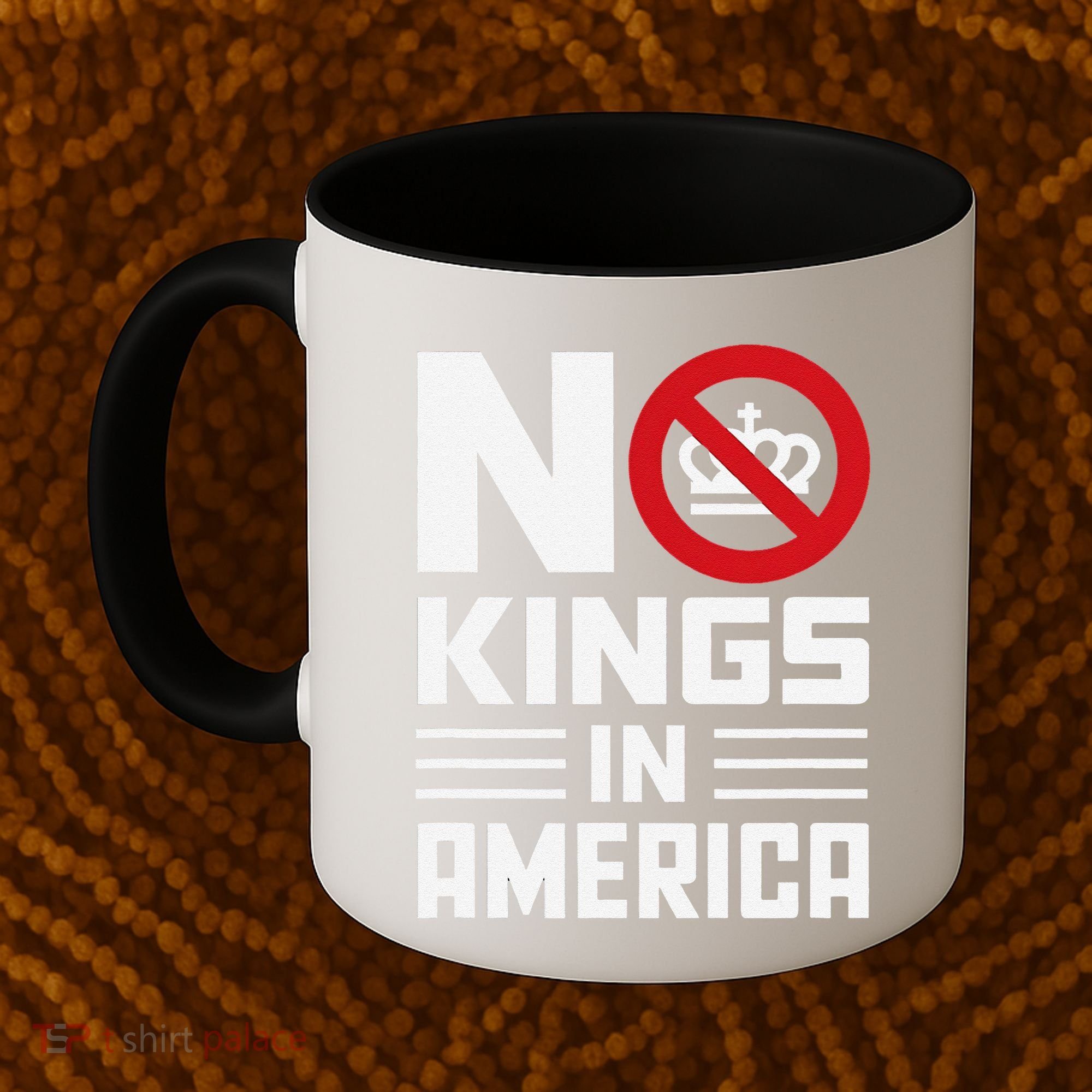 No Kings In America Democracy Usa Protest Coffee Mug