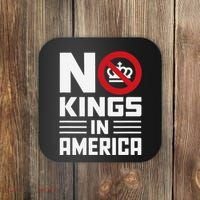No Kings In America Democracy Usa Protest Coaster thumb 0