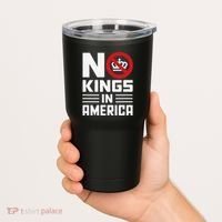 No Kings In America Democracy Usa Protest Tumbler thumb 2