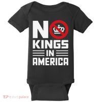 No Kings In America Democracy Usa Protest Baby Bodysuit thumb 0