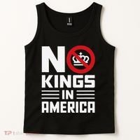 No Kings In America Democracy Usa Protest Tank Top thumb 2