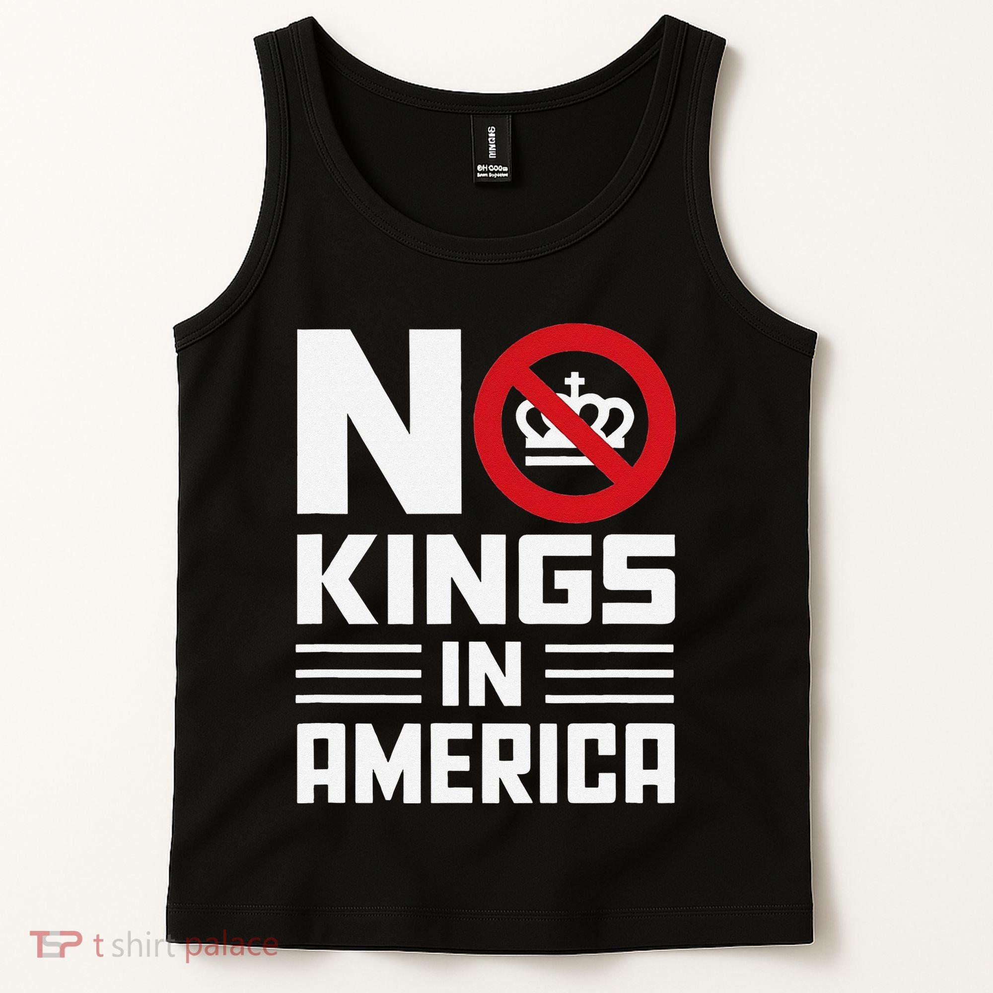 No Kings In America Democracy Usa Protest Tank Top
