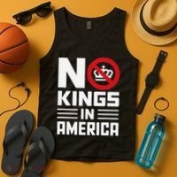 No Kings In America Democracy Usa Protest Tank Top thumb 4