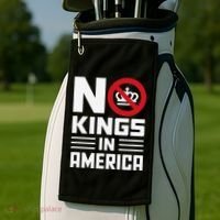 No Kings In America Democracy Usa Protest Golf Towel thumb 2