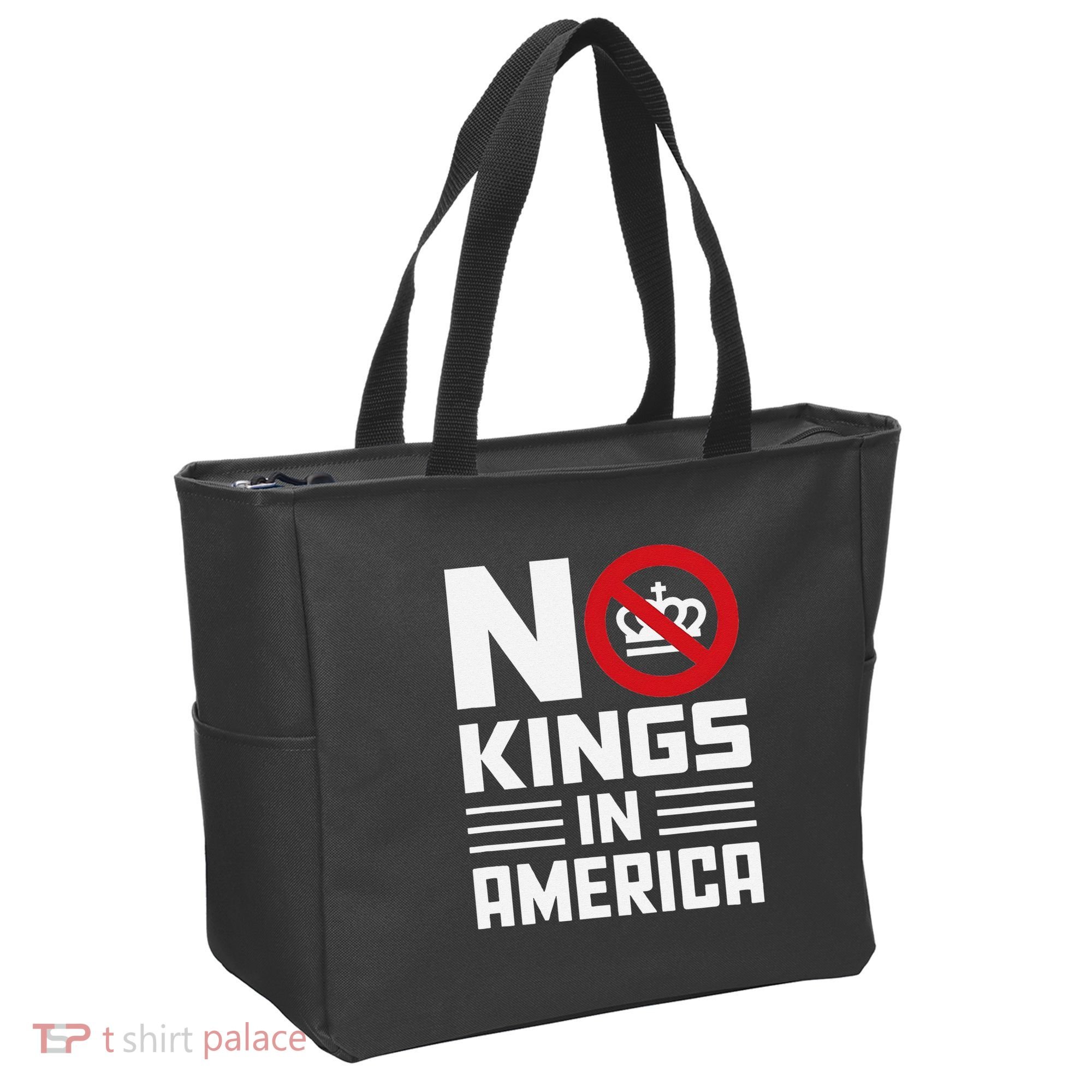 No Kings In America Democracy Usa Protest Tote Bag