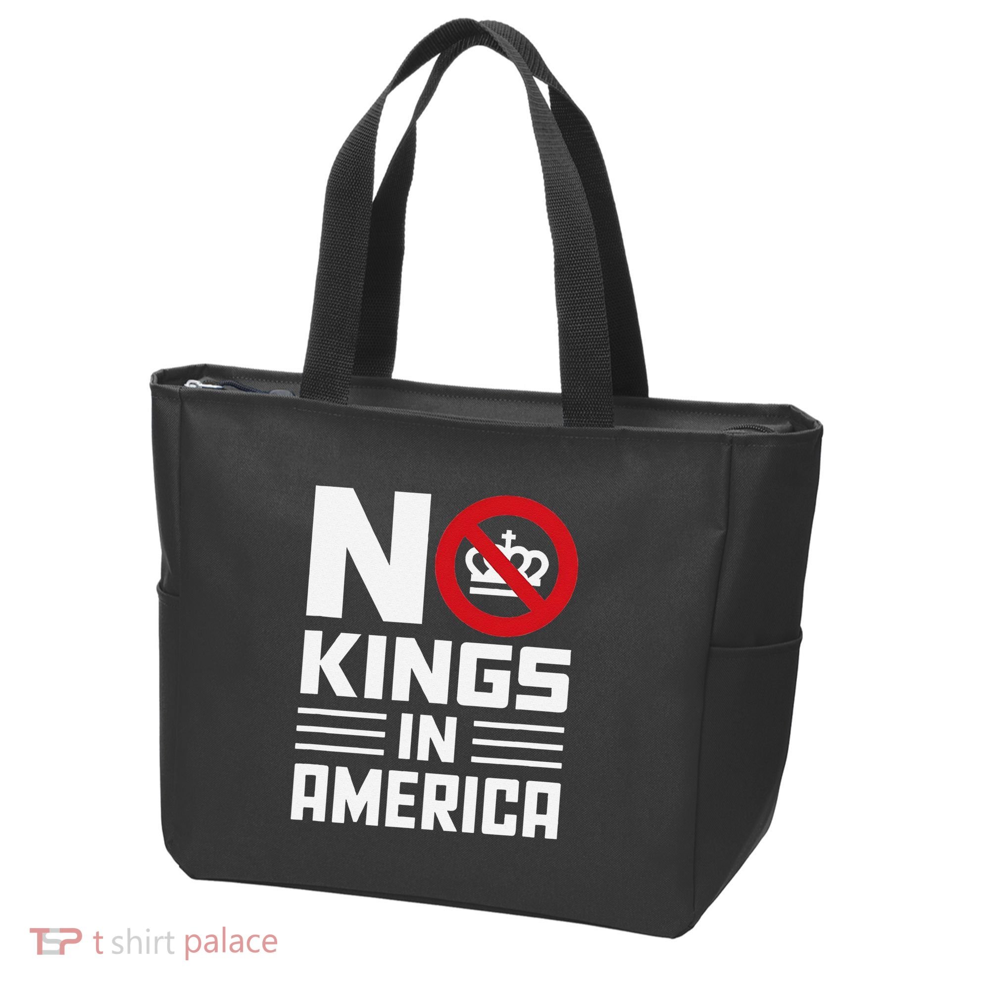 No Kings In America Democracy Usa Protest Tote Bag