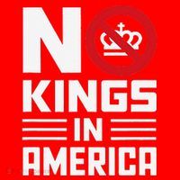No Kings In America Democracy Usa Protest Santa Hat thumb 1