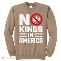 No Kings In America Democracy Usa Protest Sweatshirt thumb 0