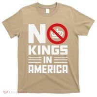 No Kings In America Democracy Usa Protest T-Shirt thumb 0