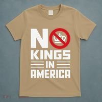 No Kings In America Democracy Usa Protest T-Shirt thumb 5